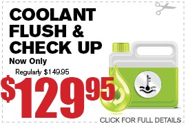 Coolant Flush & Check Up