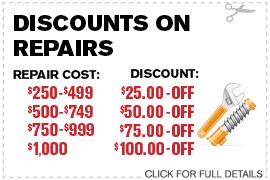 Auto Service & Repair Discounts