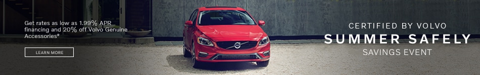 Certified by Volvo | Summer Safely Savings Event