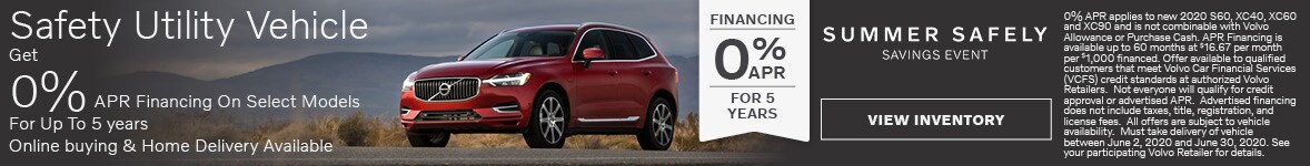 0% APR Financing On Select Volvo Models