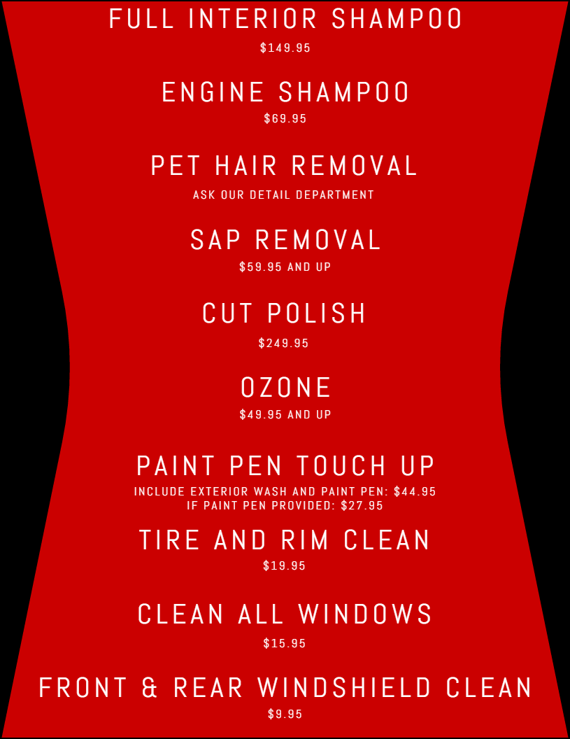 Individual Detailing Offers