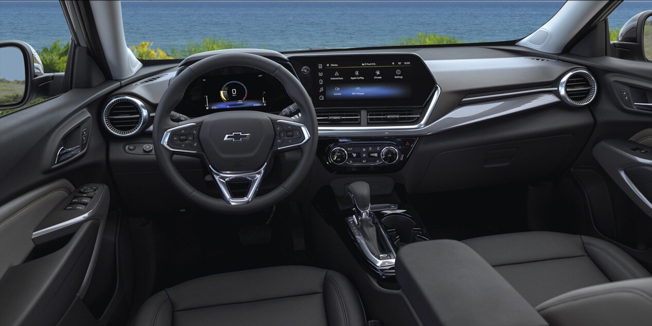 Interior of the 2025 Chevy Trax