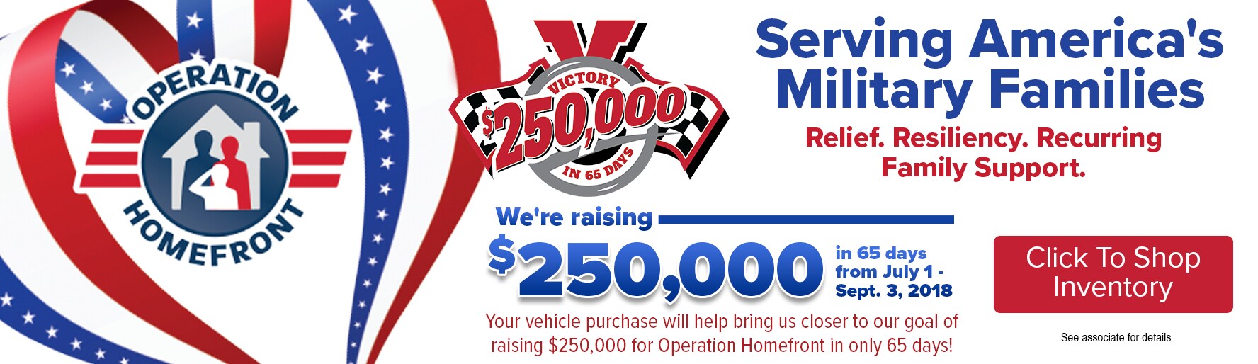 Help Us Raise Money For Operation Homefront