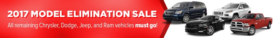 2017 Model Elimination Sale