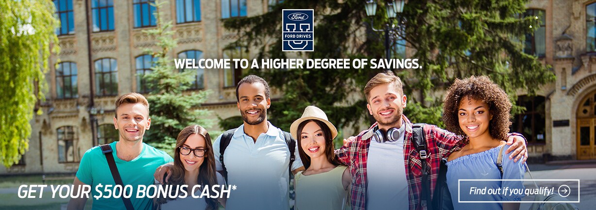 Ford College Student Purchase Program Ford College Bonus Cash near Sacramento