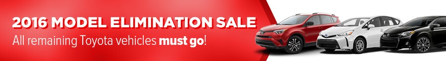 2016 Toyota Elimination Sale Toyota dealer serving Ann Arbor & Detroit MI