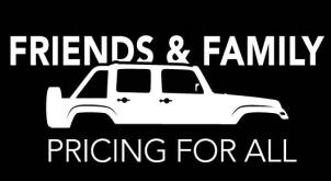 Friend & Family Pricing For All