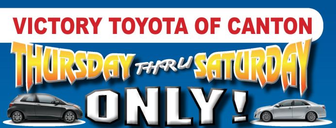 Victory Toyota of Canton Pull 2 Win Really Big Mail Sale Serving Metro Detroit MI