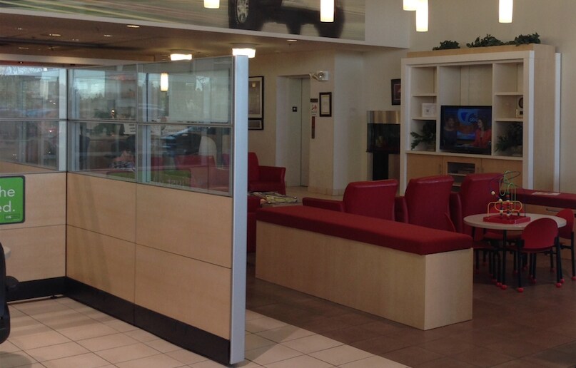 Victory Toyota Service Waiting Area