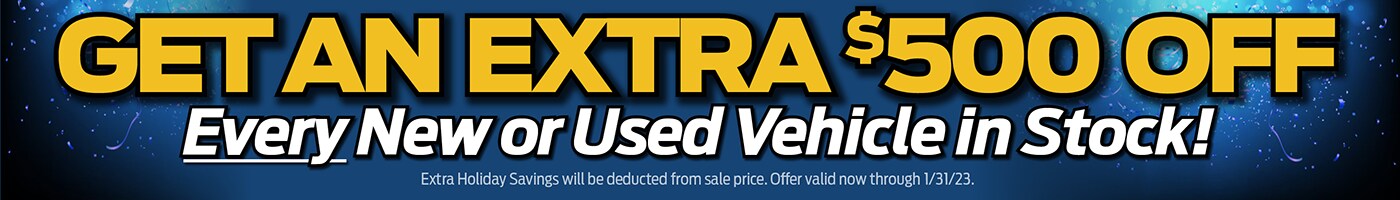 Holiday Savings