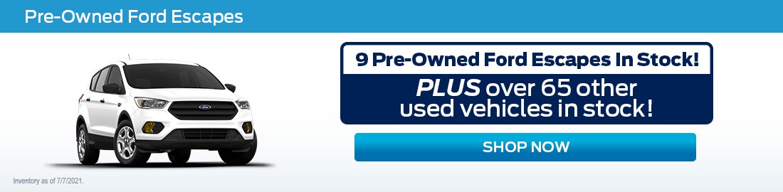 Pre-Owned Escapes