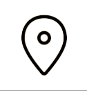 A navy and white illustration of a location pin.