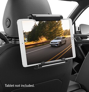 Universal Tablet Holder with disclaimer Tablet not included