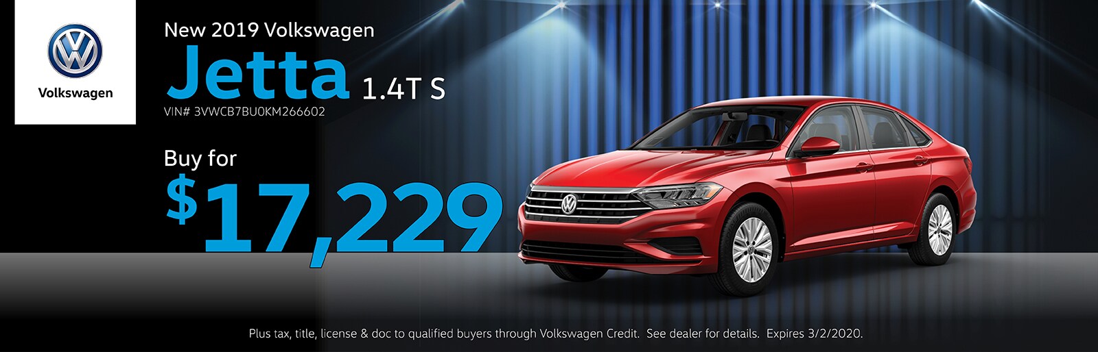 2019 Jetta 1.4T S