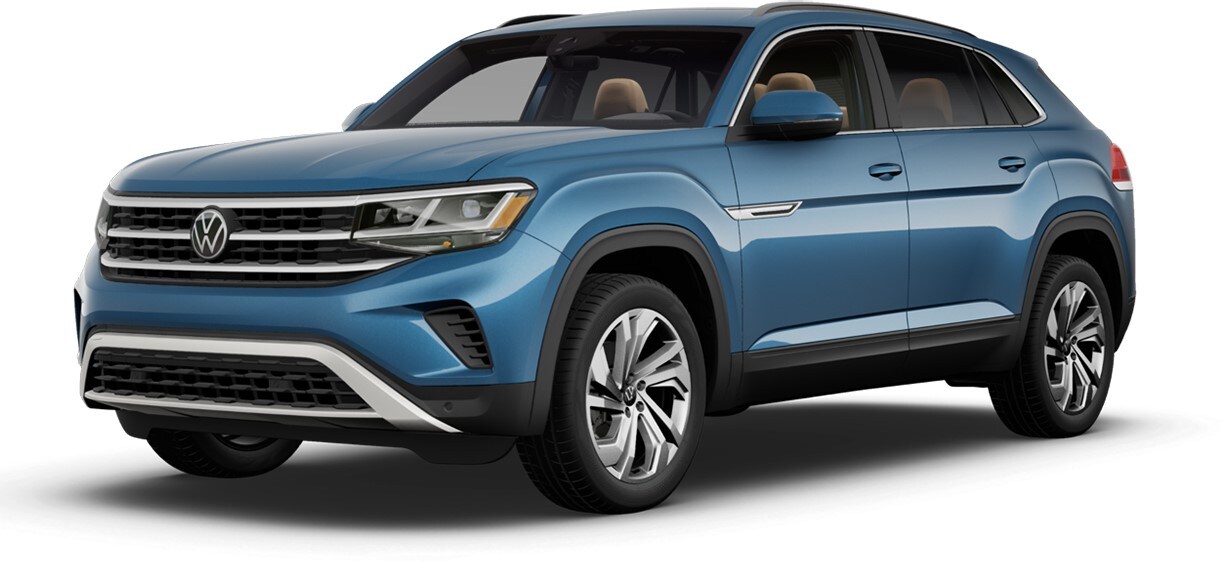 blue Volkswagen Atlas jellybean
