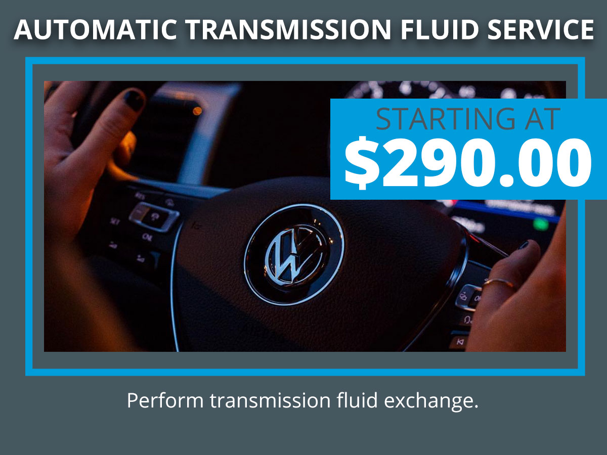 Volkswagen Automatic Transmission Fluid Exchange Service Olympia, WA Volkswagen Automatic Transmission Fluid Exchange Service Olympia, WA