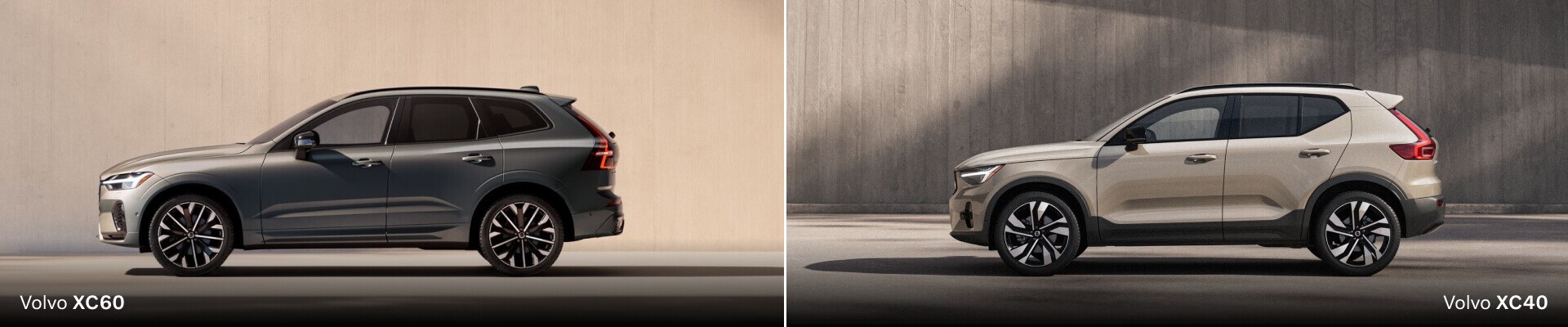2026 Volvo XC60 vs 2026 Volvo XC40