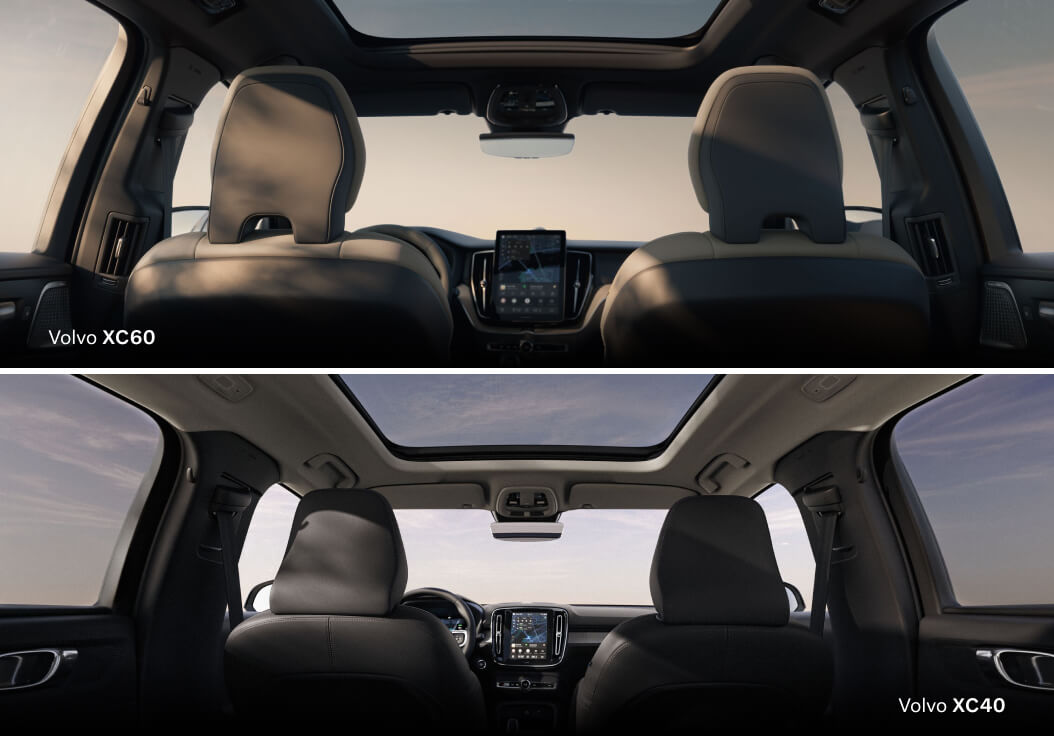 2026 Volvo XC60 vs. Volvo XC40 Dimensions & Cargo Space