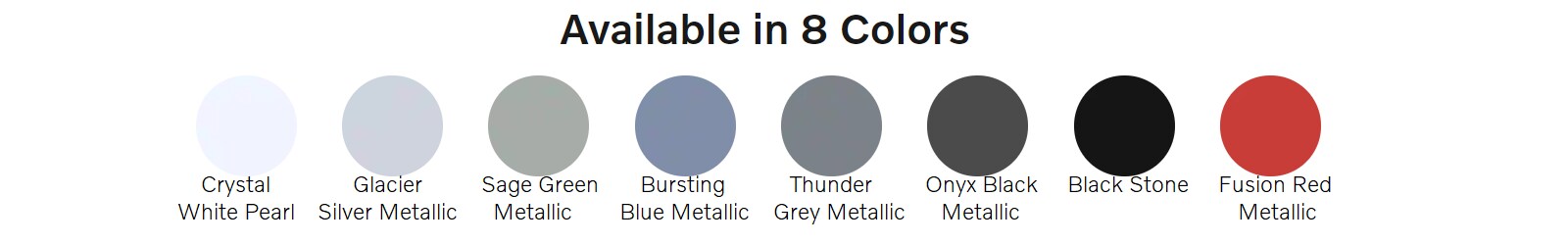 XC40 Recharge color chart