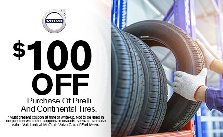 $100 Off Tire Purchase in Fort Myers, FL