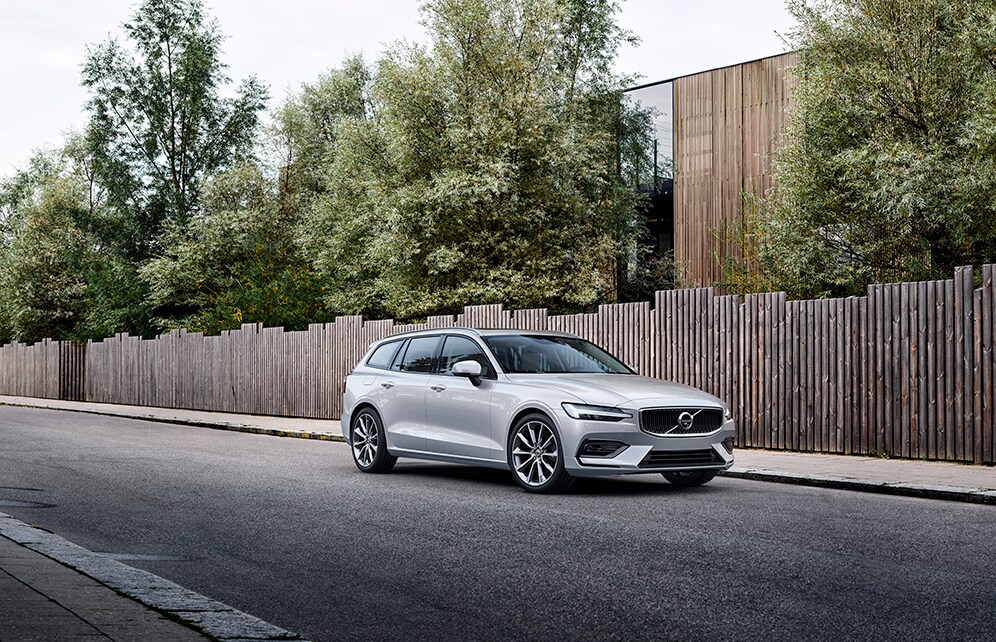 Volvo Cars New Bern is a Car Dealership near Washington NC | 2020 Volvo V60 parked on side of street