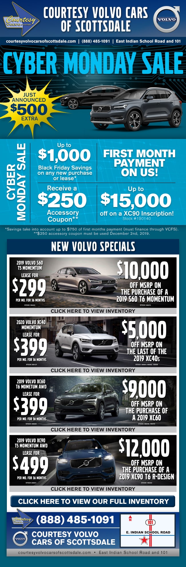 Courtesy Volvo Cyber Monday