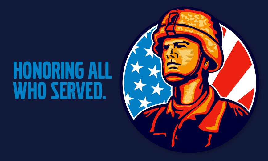 Honoring those who served - Veterans Day Appreciation Sale