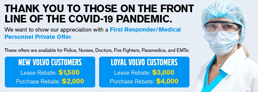 Courtesy Volvo First Responders and Healthcare Workers Offers