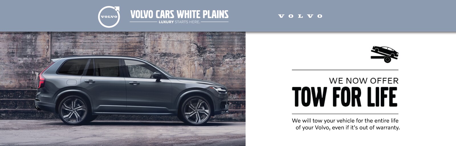 Volvo tow for life image