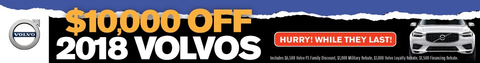 $10,000 Off All 2018's
