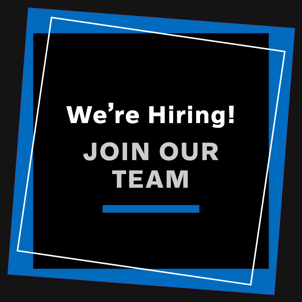 Join Our Team
