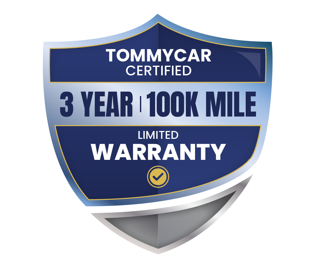 Tommycar Certified 3 Year 100K Mile Limited Warranty Tommycar Certified 3 Year 100K Mile Limited Warranty Logo