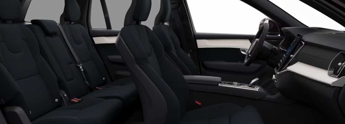 Volvo XC90 Navy Herringbone Interior