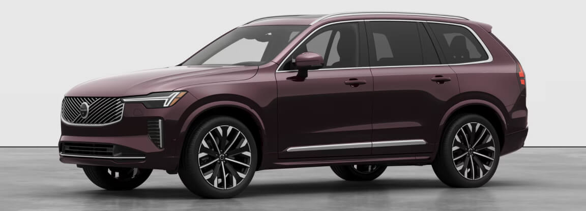 Volvo XC90 Mulberry Red Exterior