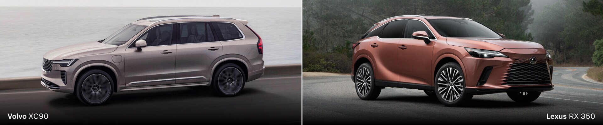 Volvo XC90 vs. Lexus RX 350
