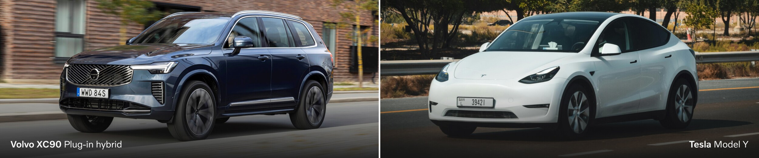 Volvo XC90 Plug-in Hybrid vs. Tesla Model Y