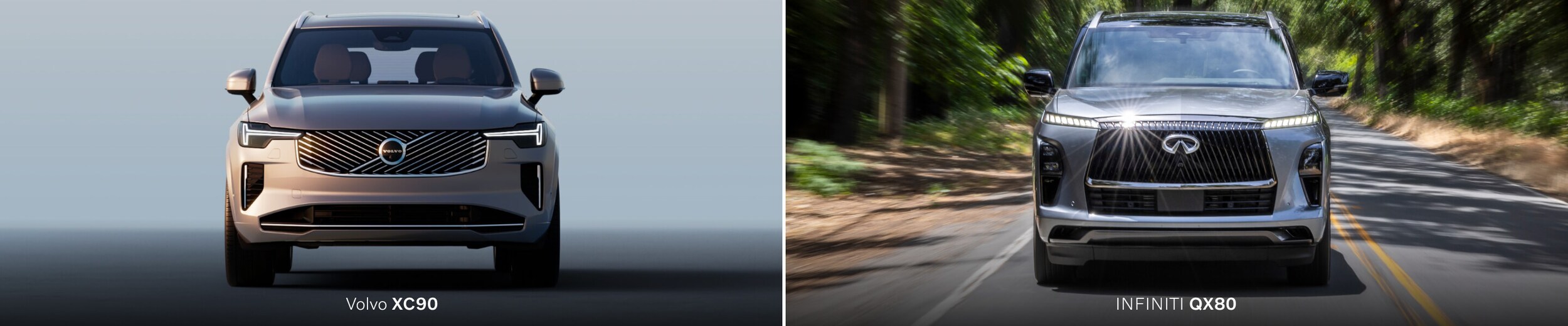 Update XC90 vs QX80 for 2023 Hero.png Volvo XC90 vs. INFINITI QX80