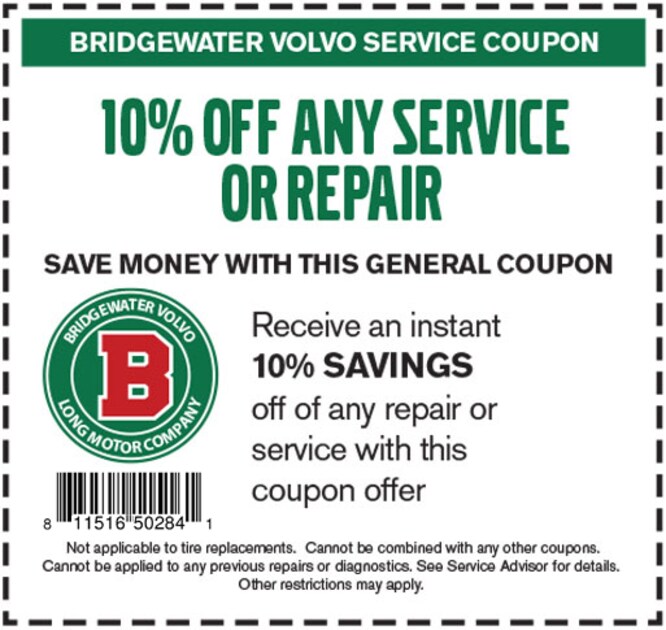 Volvo Service Specials in Somerville at Volvo Cars Bridgewater Volvo