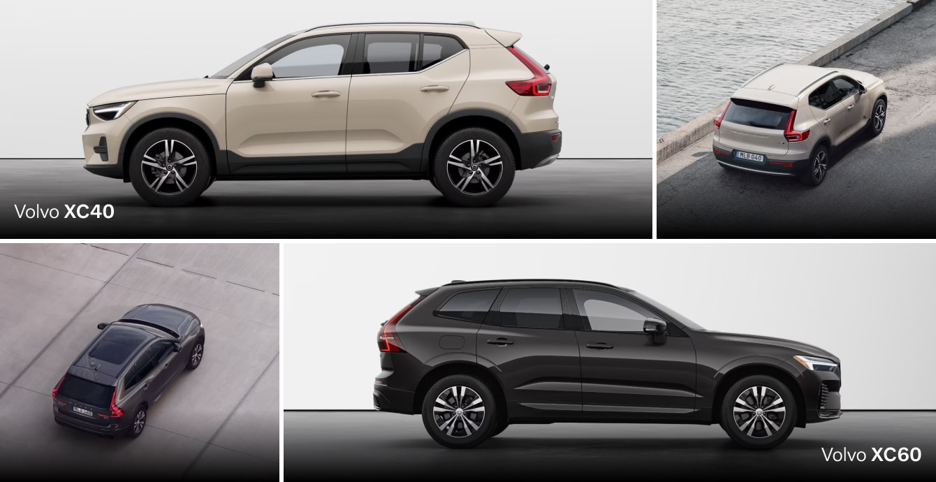 Volvo XC40 vs. Volvo XC60: Size & Dimensions