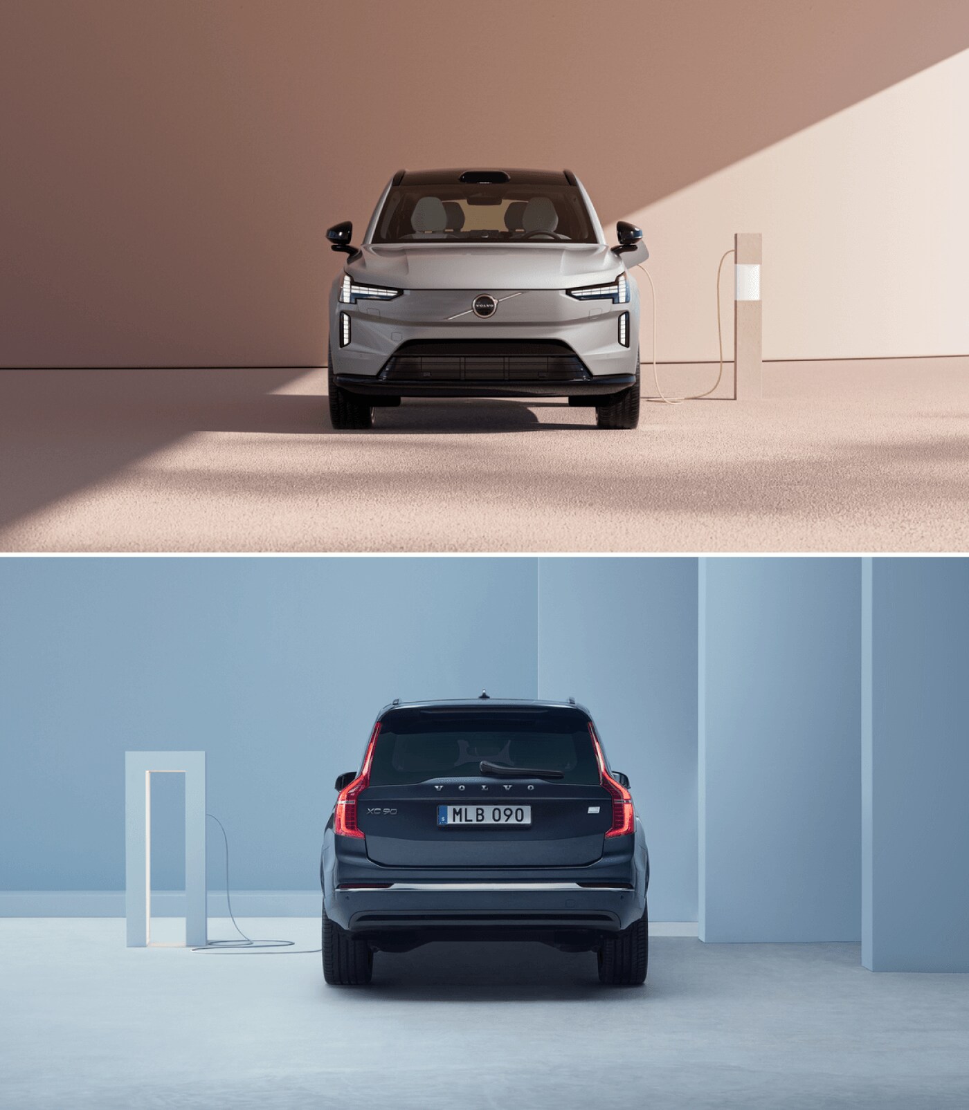 Volvo EX90 vs. Volvo XC90: Battery and Charging