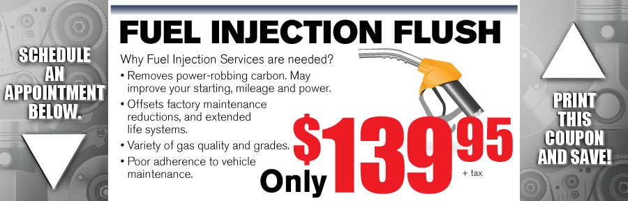 Money Saving Auto Service Coupon from Volvo of Dallas for Fuel Injection Flush