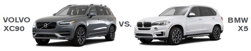 Volvo XC90 vs BMW X5 Volvo XC90 vs BMW X5