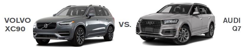 Volvo XC90 vs Audi Q7 Volvo XC90 vs Audi Q7