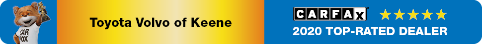Volvo Cars Keene is a 2020 Top-Rated Dealer!