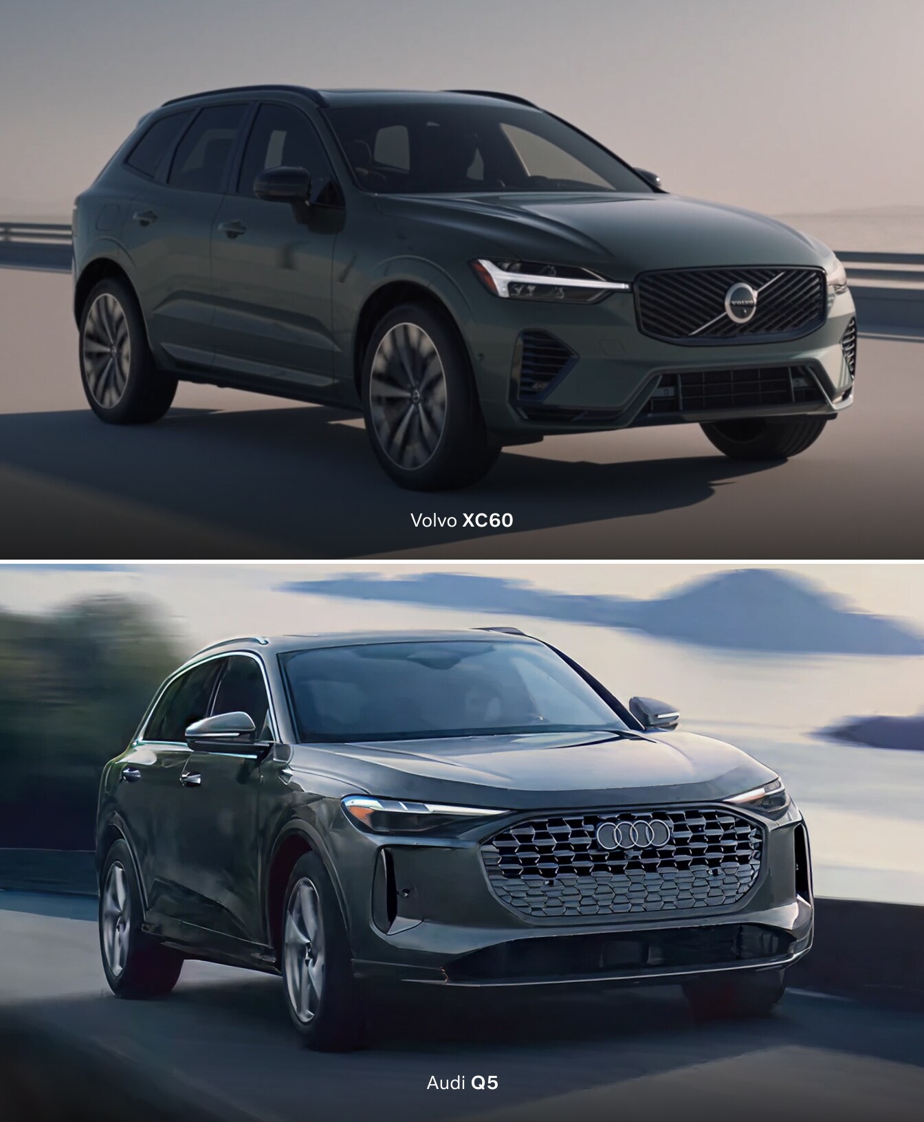 Volvo XC60 vs. Audi Q5 Exterior