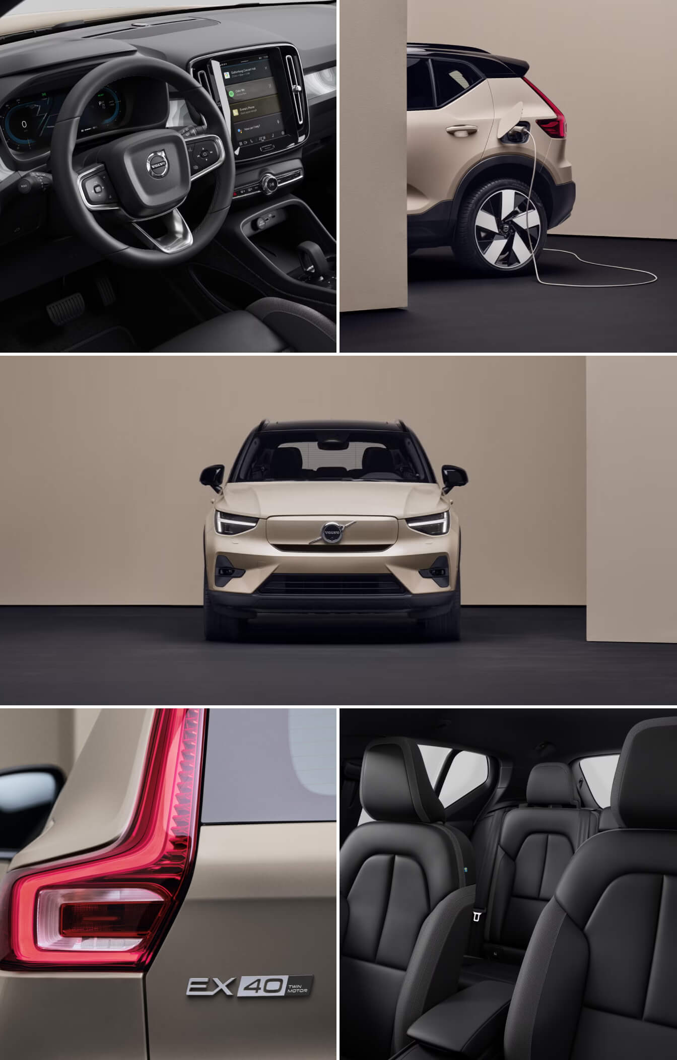 Volvo EX40 vs. Tesla Model Y Interior & Exterior Design