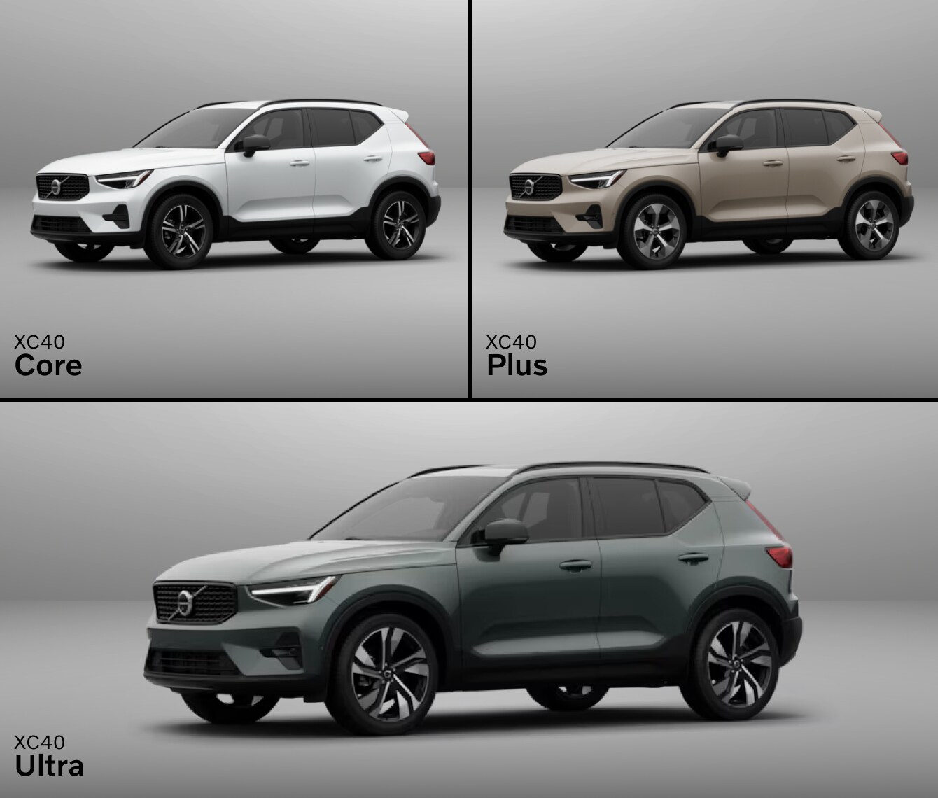 2026 Volvo XC40 vs. 2025 Volvo XC40 Trims