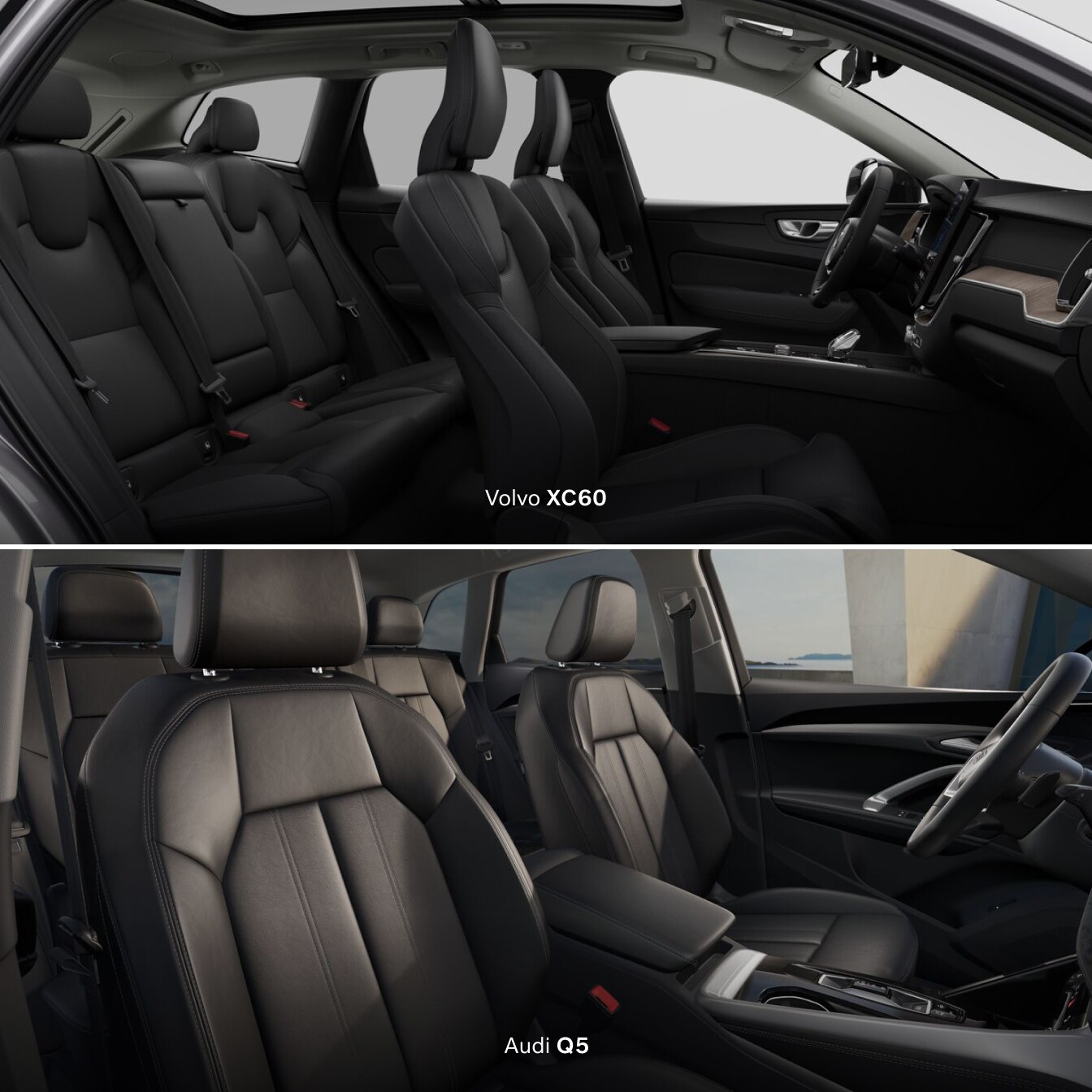 Volvo XC60 vs. Audi Q5 Safety Features