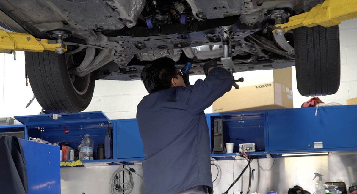 volvo-under-car-repair.jpg car under repair
