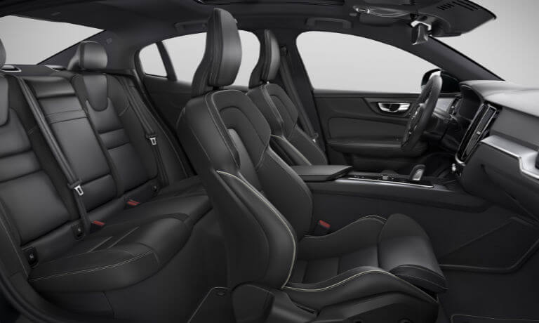 New Volvo S60 interior seating view